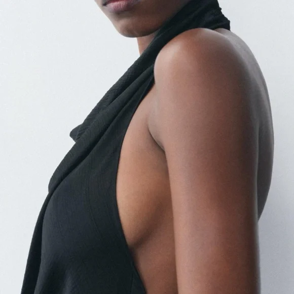 Zara Black Maxi Dress - Picture 6 of 13